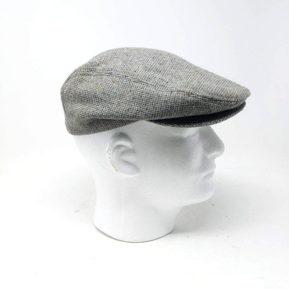 Vintage Totes Gray Tweed Newsboy Cap - Picture 2 of 8